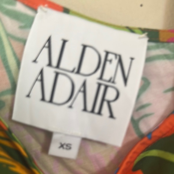 Gold Asymmetrical Ruffled Sundress with Puff Sleeves - Picture 10 of 12